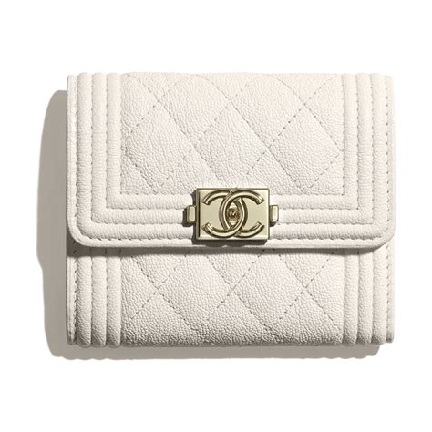 chanel wallet white|chanel flap wallet price.